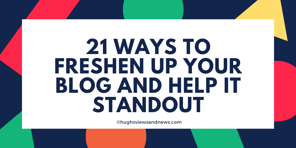 Blogging tips on what changes you can make to your blog to help make it standout.